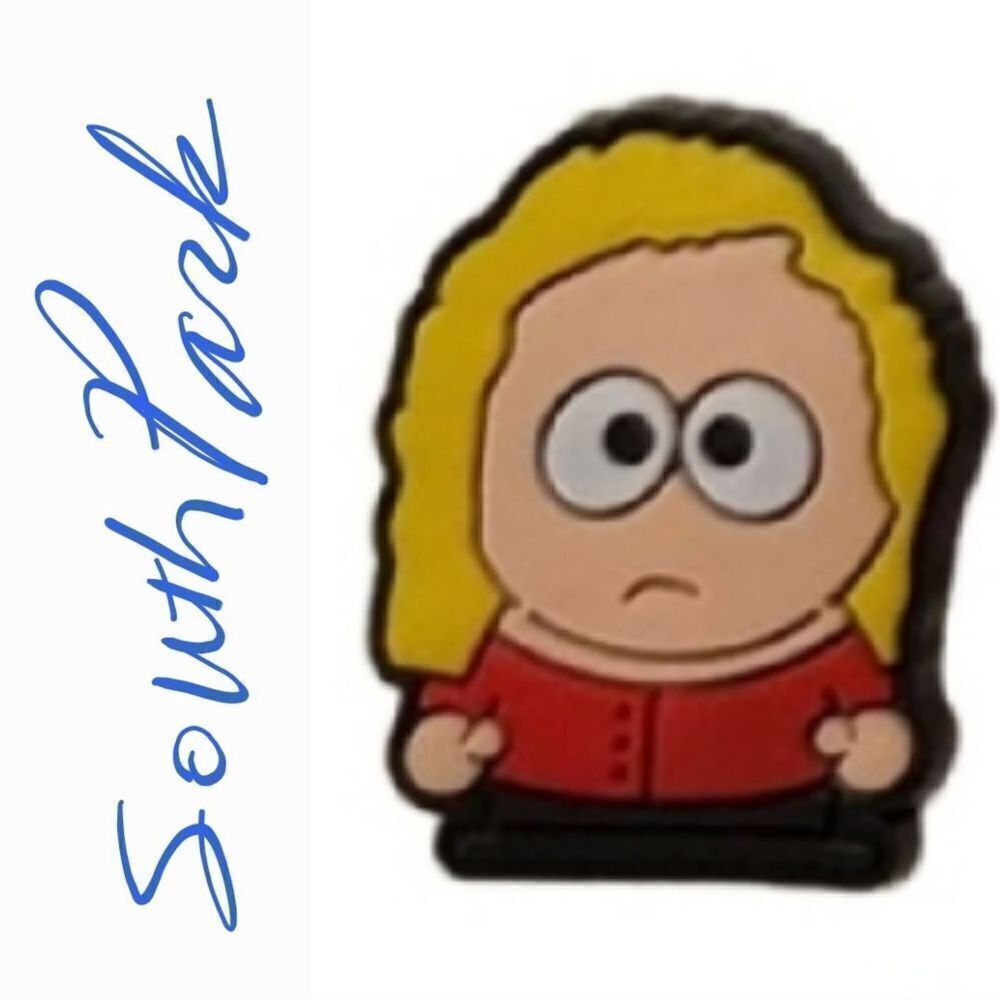 6/$20 Croc Charm * Bebe Stevens * South Park * Clog Shoe Jewelry Comedy Central